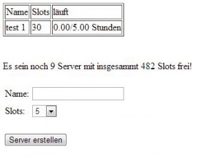 Teamspeak Serververwaltung für Sponsoren