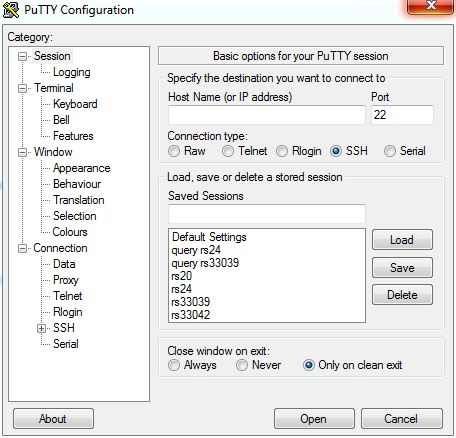 PuTTY für Teamspeak