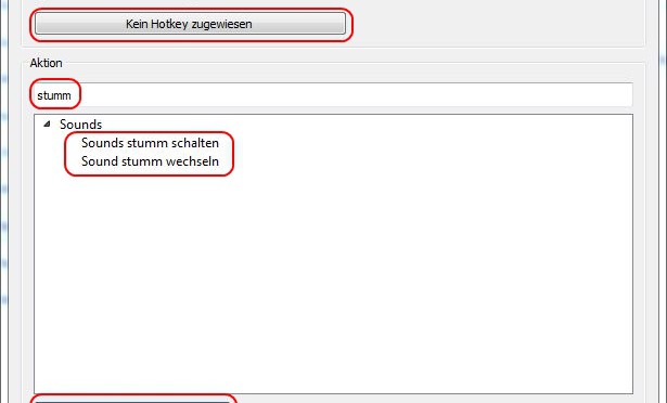 Teamspeak Hotkey anlegen