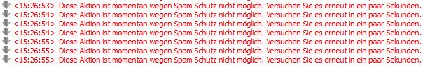 Teamspeak Antiflood Meldung