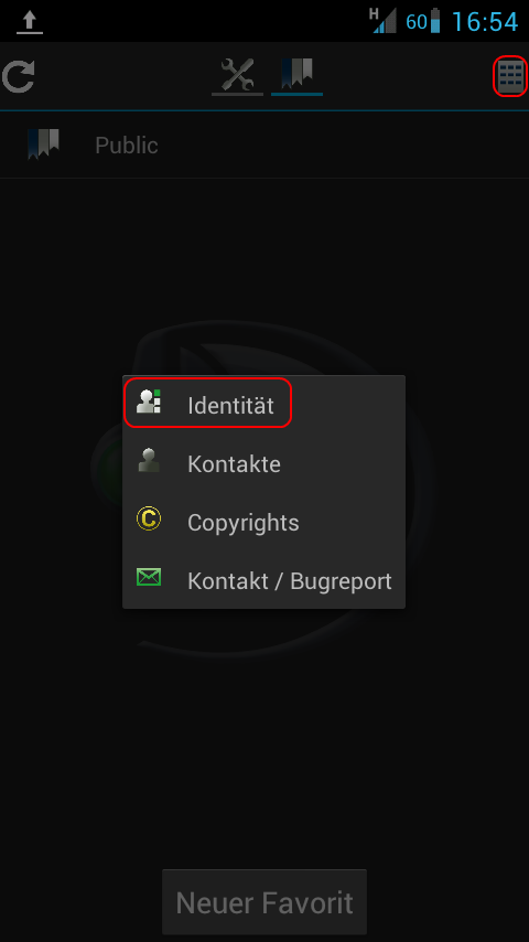 Teamspeak Android App Identität