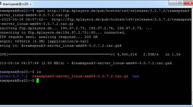 Teamspeak wget