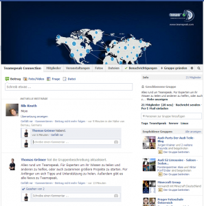 Teamspeak Facebook Gruppe