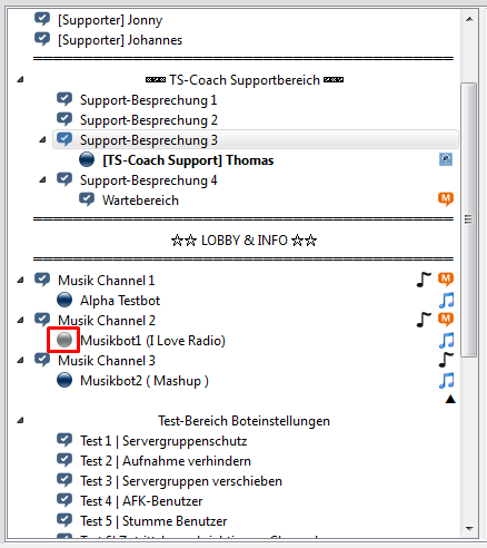 musikbot flüstermodus