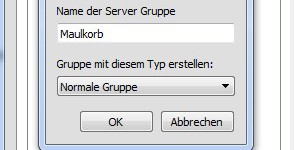 teamspeak mute gruppe erstellen